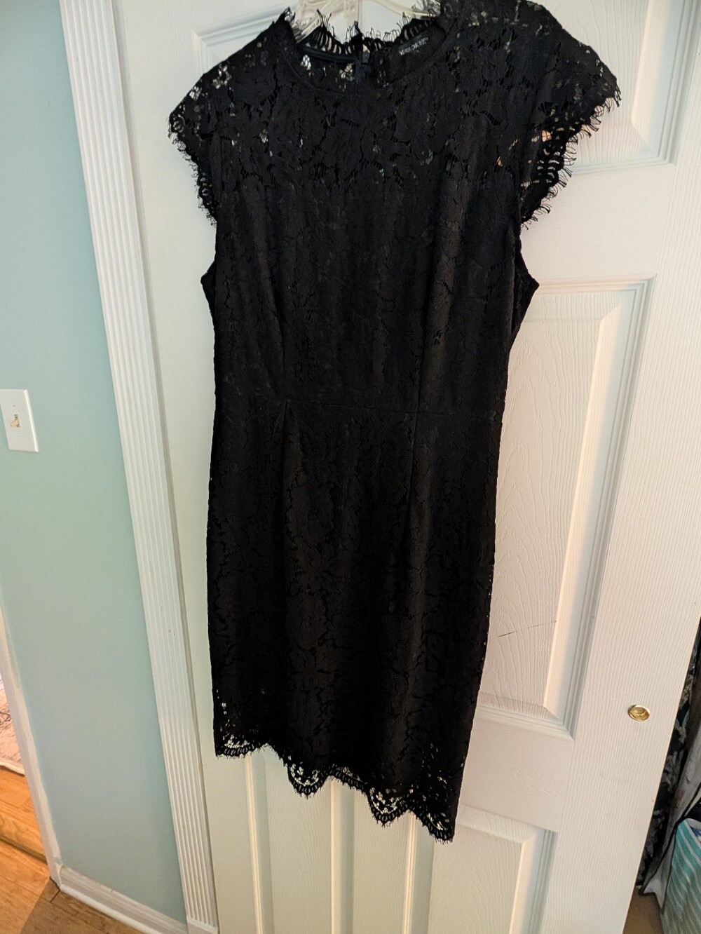 Black Lace Sheath Dress
